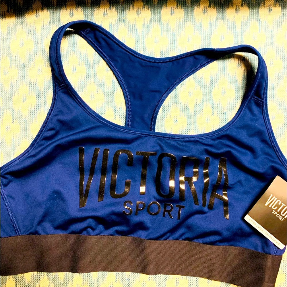Victoria’s Secret Blue Racer Back Sports Bra